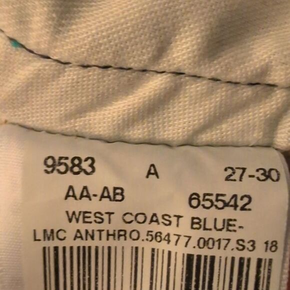 Anthropology Levi's Crafted woven side panels denim high waisted jeans size 27 - Picture 14 of 15